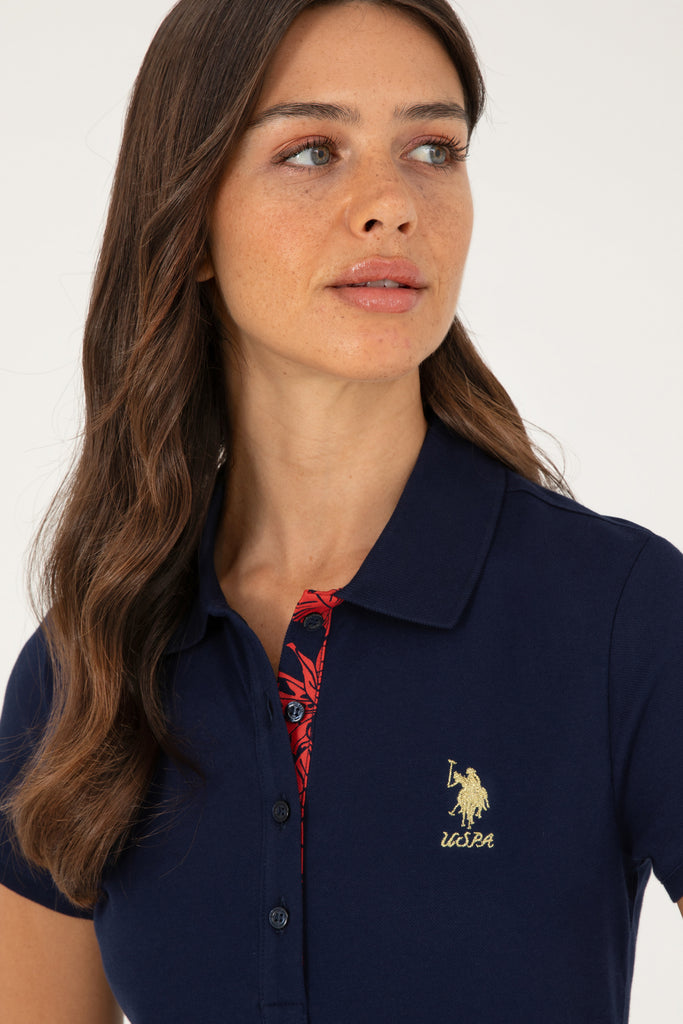 Ženska-Teget-Plava-Polo-Majica-1806650VR033-5