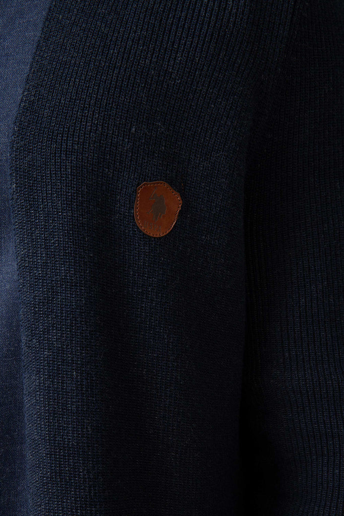 Muški-Teget-Plavi-Džemper-649006VR033-5