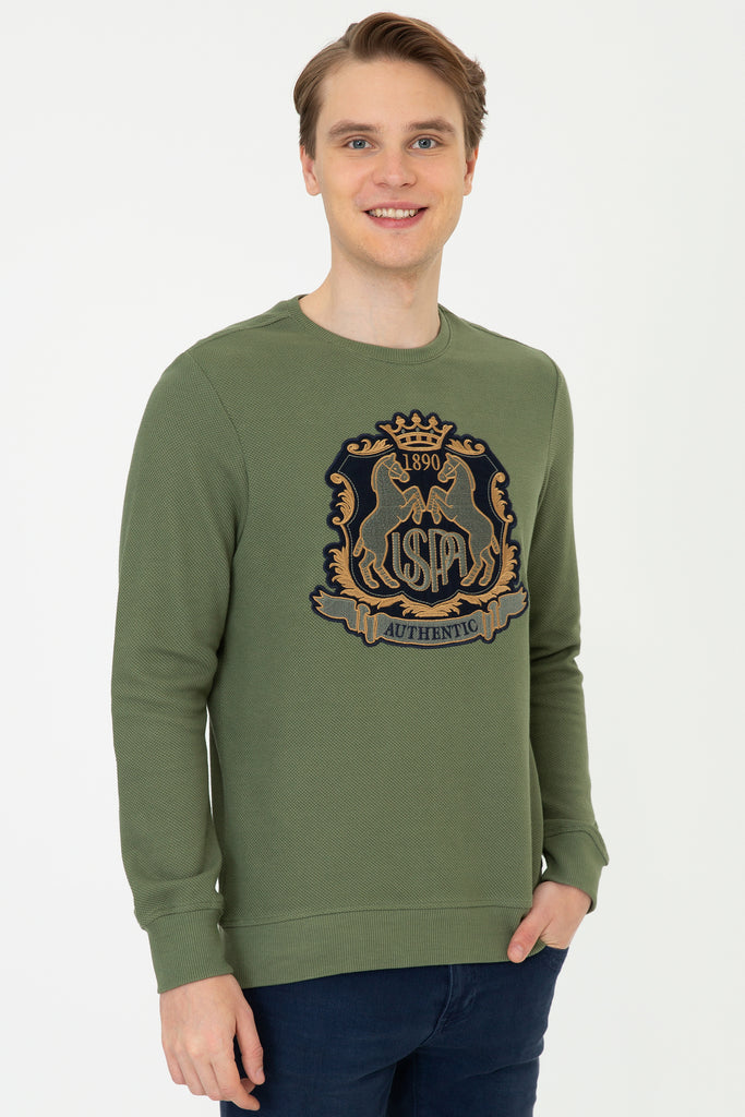 Muška-Khaki-Majica-1256749VR027-3