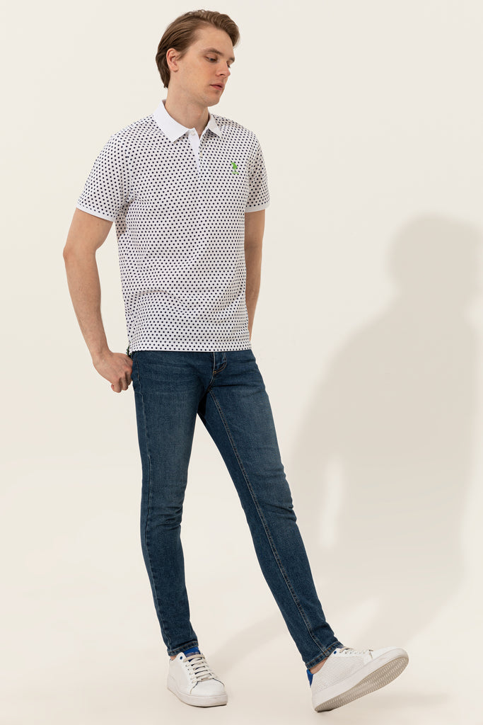 Muška-Teget-Plava-Polo-Majica-1358718VR033-4
