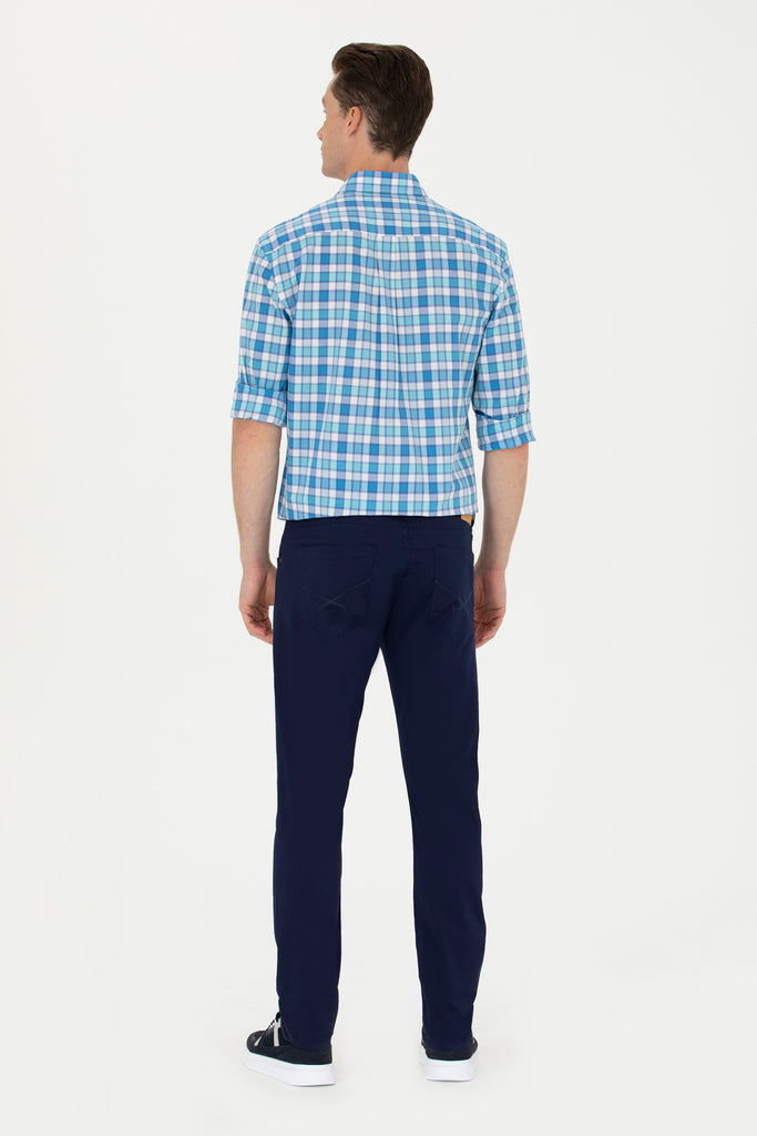 Muške-Teget-Plave-Pantalone-1577209VR033-4