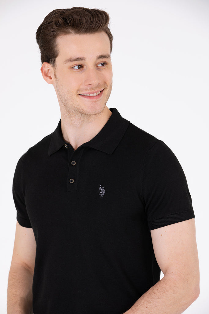 Muška-Crna-Polo-Majica-1587066VR046-3