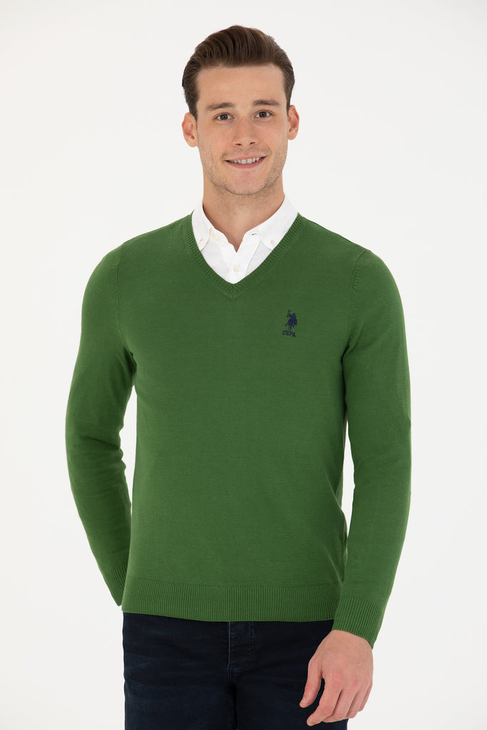 Muški-Zeleni-Džemper-50269002VR054-4
