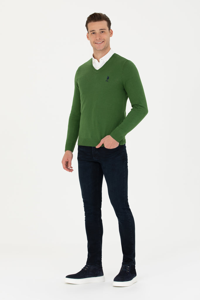 Muški-Zeleni-Džemper-50269002VR054-3