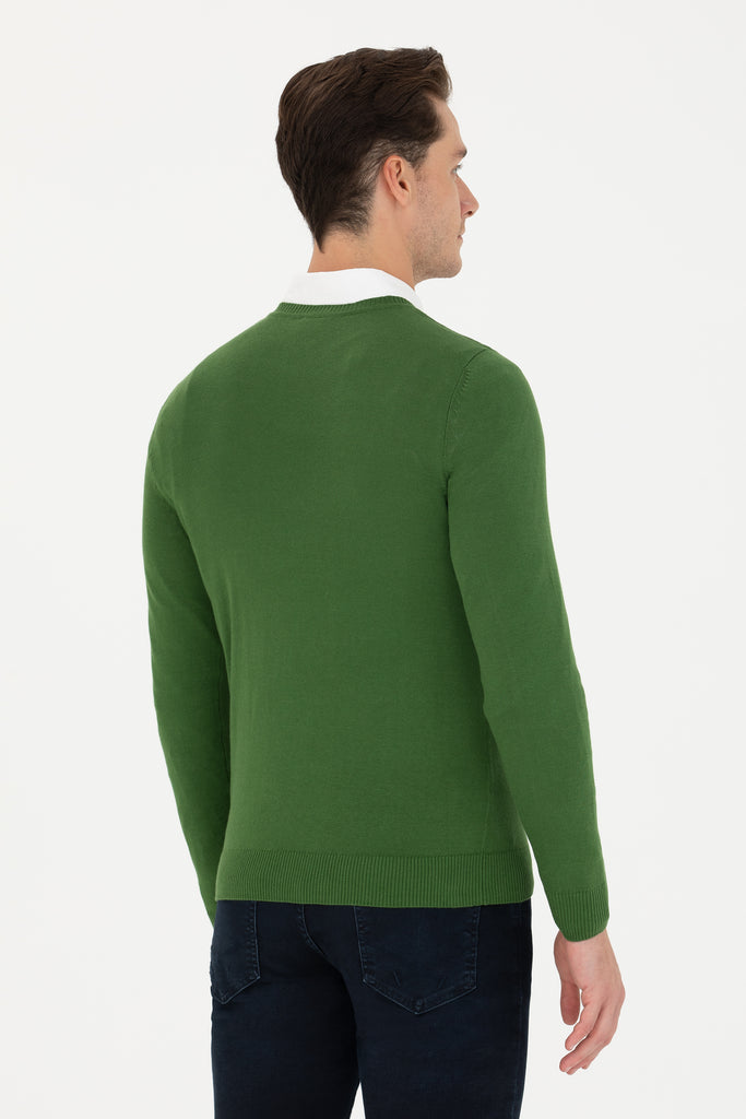 Muški-Zeleni-Džemper-50269002VR054-2