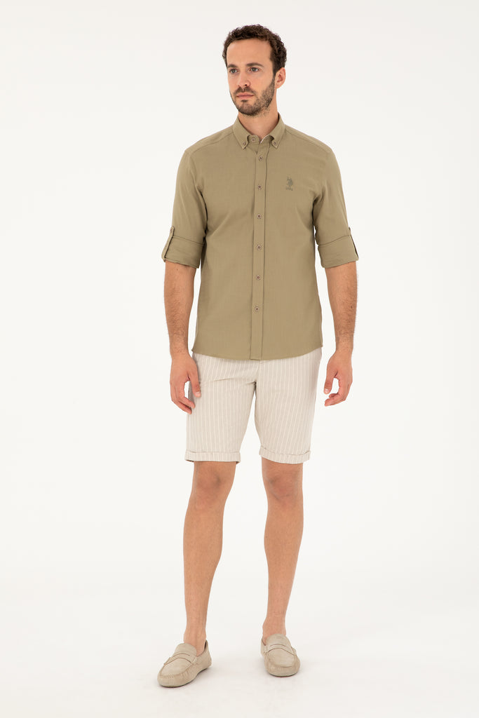 Muška-Khaki-Košulja-1837940VR027-4
