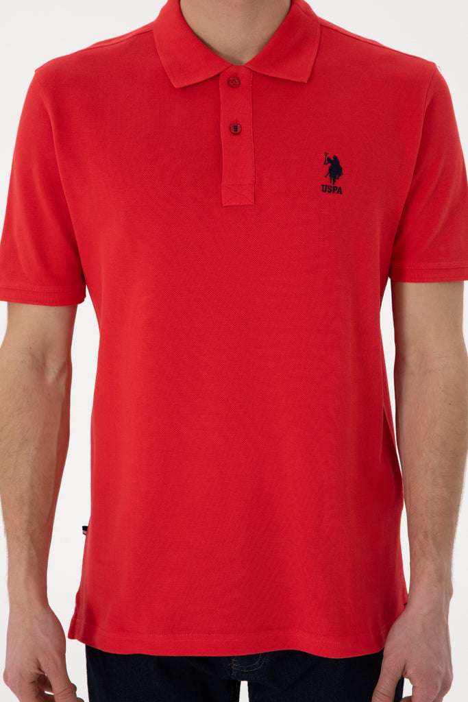 Muška-Crvena-Polo-Majica-Kratkih-Rukava-2084243VR030-6