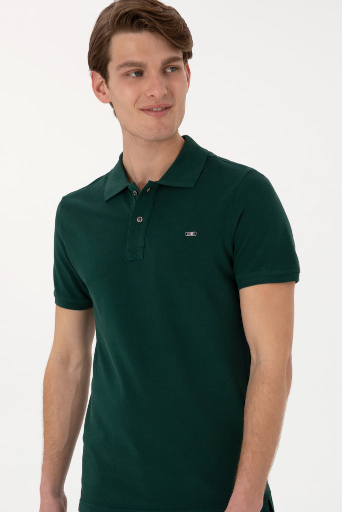 Muška-Zelena-Polo-Majica-Kratkih-Rukava-2084586VR079-5