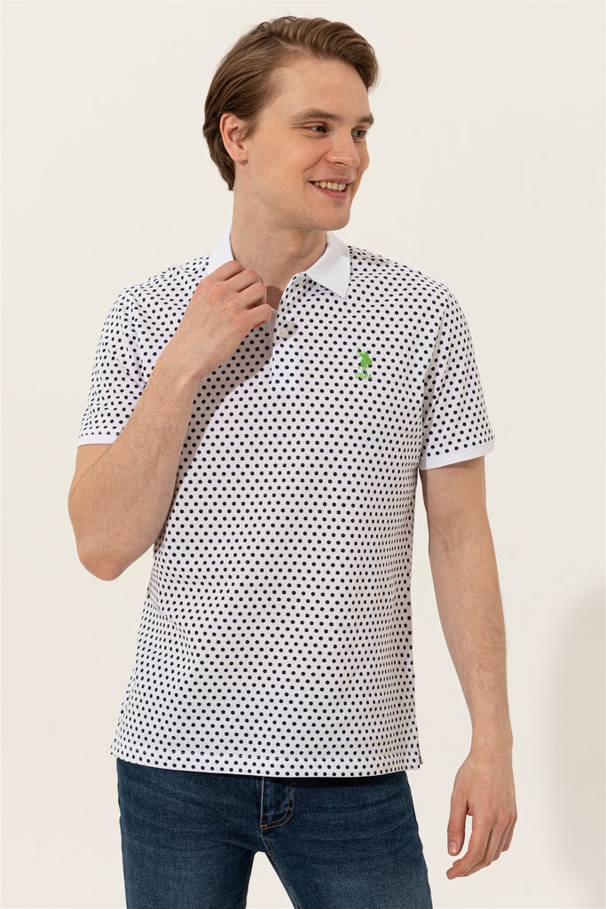 Muška-Teget-Plava-Polo-Majica-1358718VR033-1
