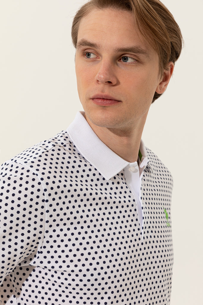 Muška-Teget-Plava-Polo-Majica-1358718VR033-2