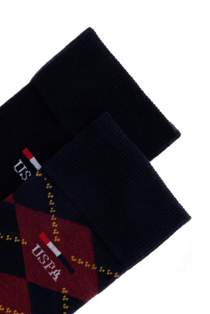 Muške-Teget-Plave-Čarape-ALEGRON-SK22VR033-2