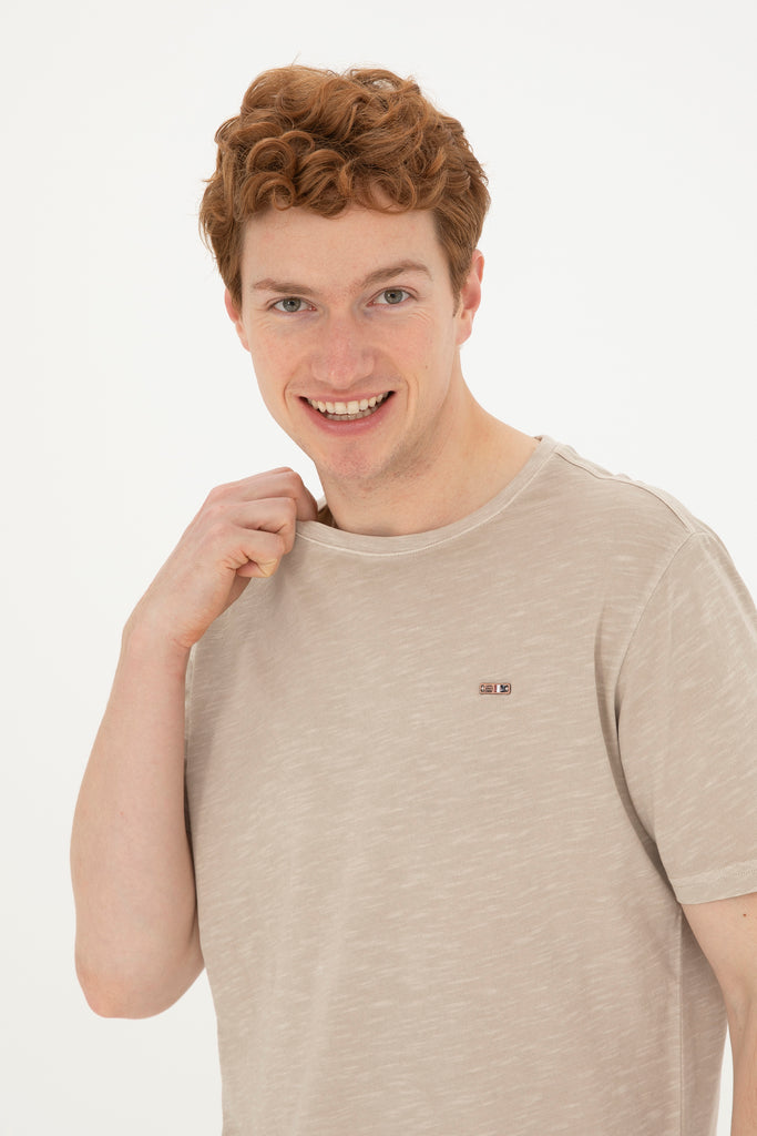 Muška-Bež-Majica-1573854VR049-2