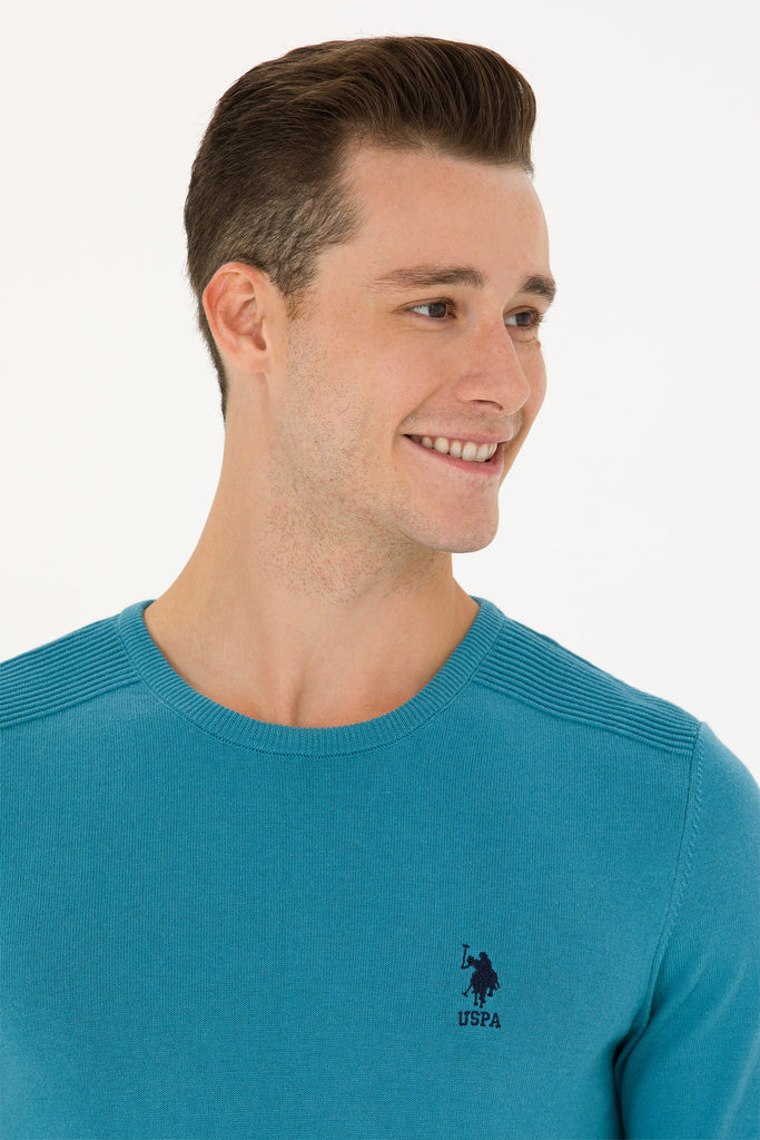 Muški-Tirkizni-Džemper-1629680VR102-2