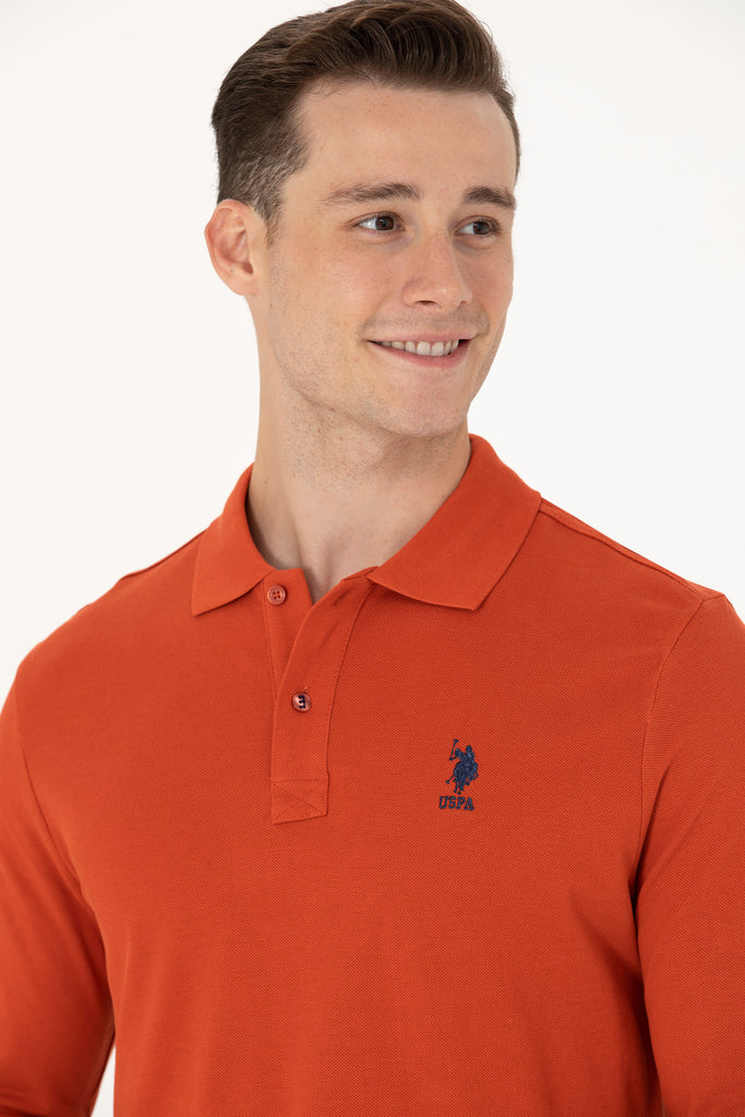 Muška-Narandžasta-Polo-Majica-1639086VR031-4