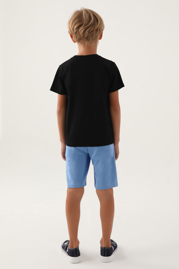 Komplet-Majica-&-Šorc-Za-Dečake-US1757BLACK-5
