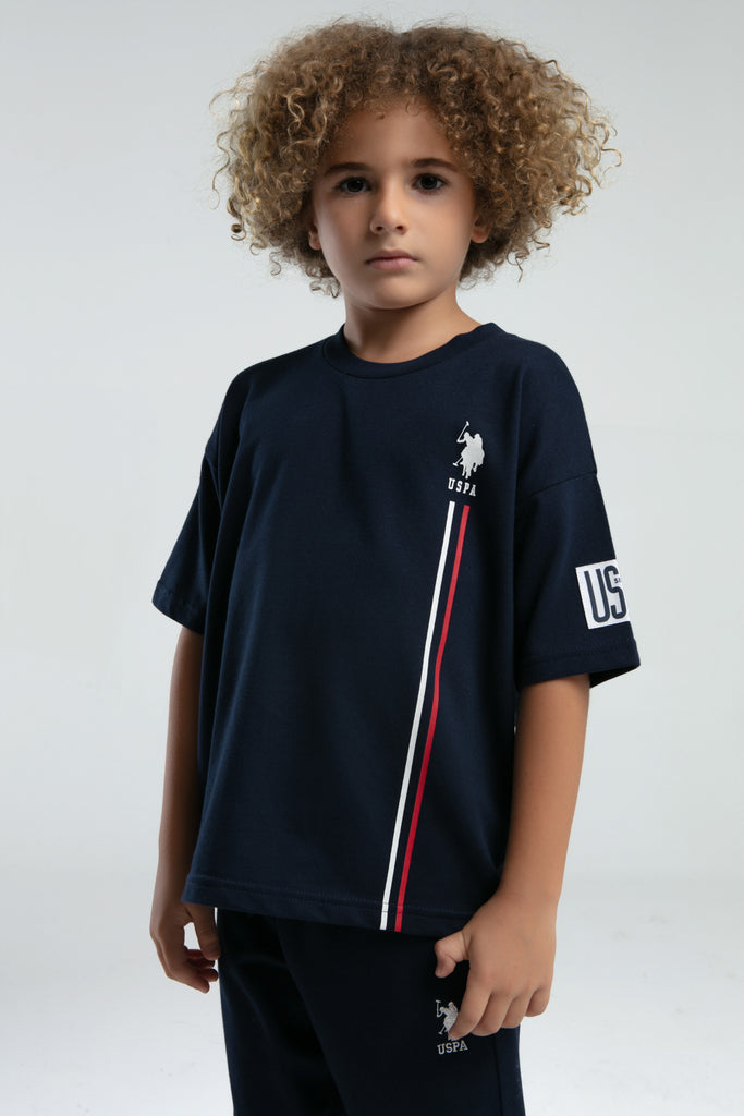 Komplet-Majica-&-Šorc-Za-Dečake-US2018NAVY-3