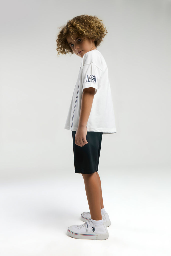 Komplet-Majica-&-Šorc-Za-Dečake-US2018WHITE-3