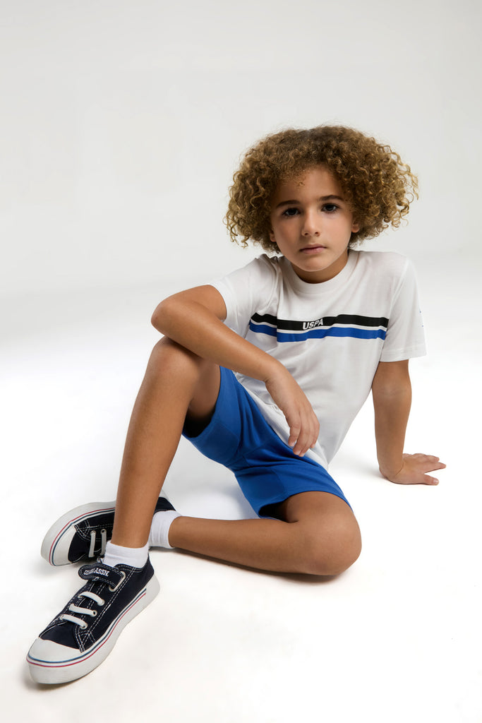 Komplet-Majica-&-Šorc-Za-Dečake-US2020WHITE-2