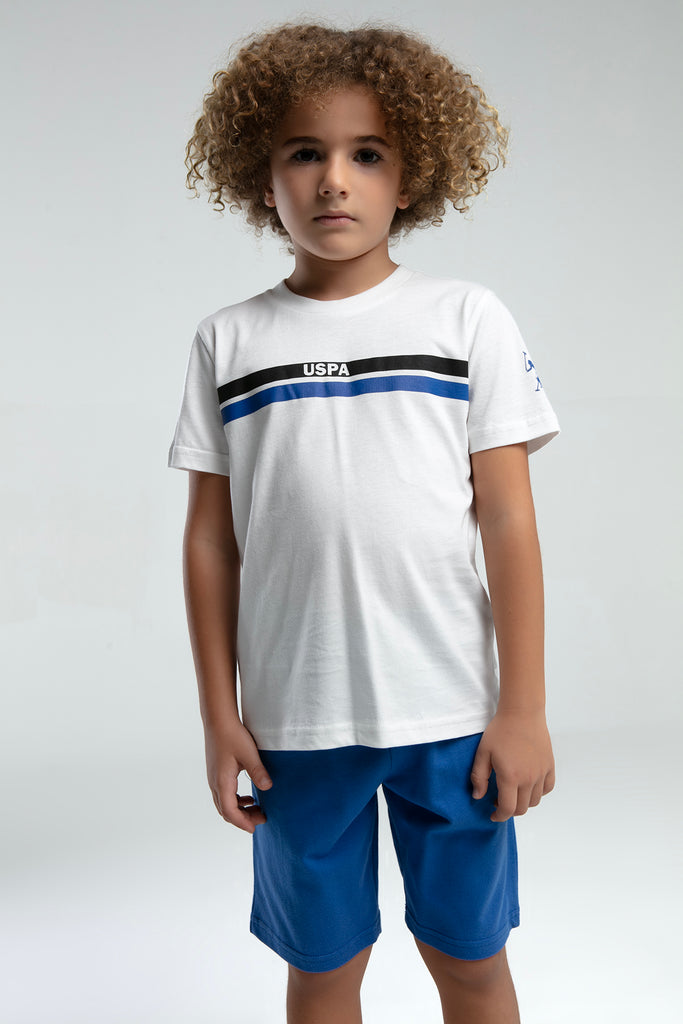 Komplet-Majica-&-Šorc-Za-Dečake-US2020WHITE-4