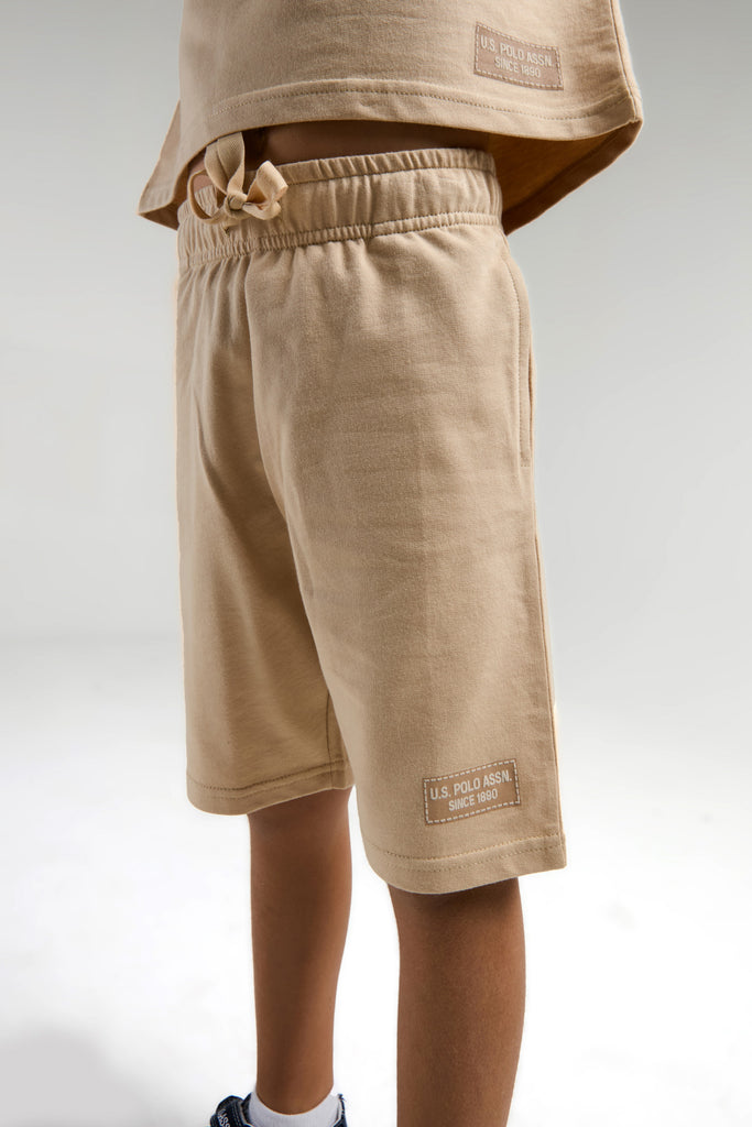 Komplet-Majica-&-Šorc-Za-Dečake-US2035BEIGE-4