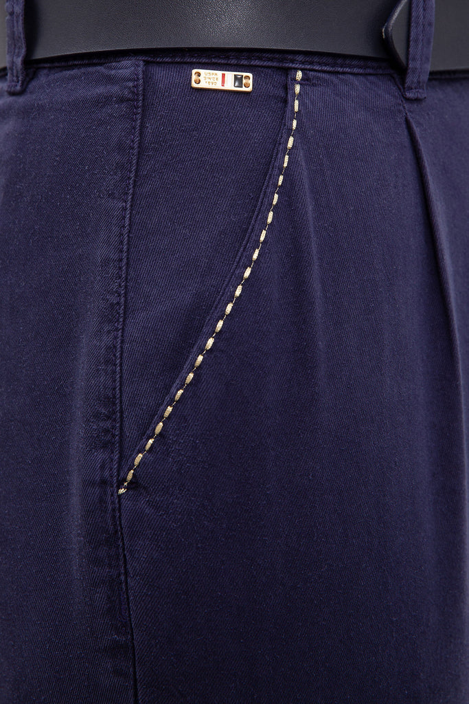 Ženske-Teget-Plave-Pantalone-976258VR033-4